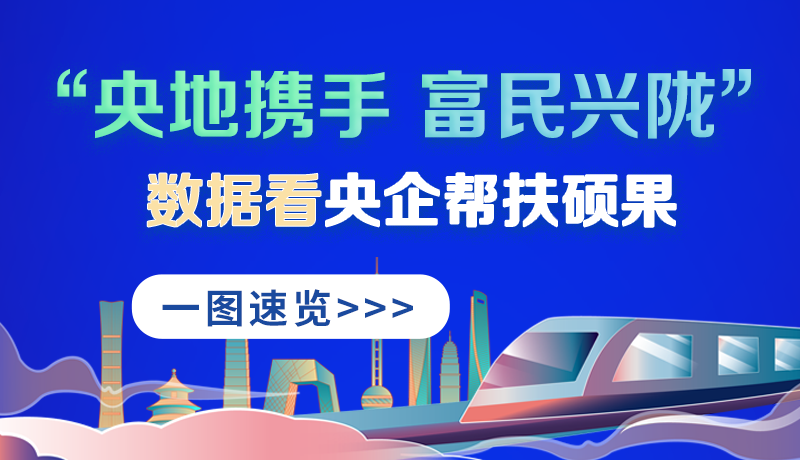 图解|“央地携手 富民兴陇”数据看央企帮扶硕果